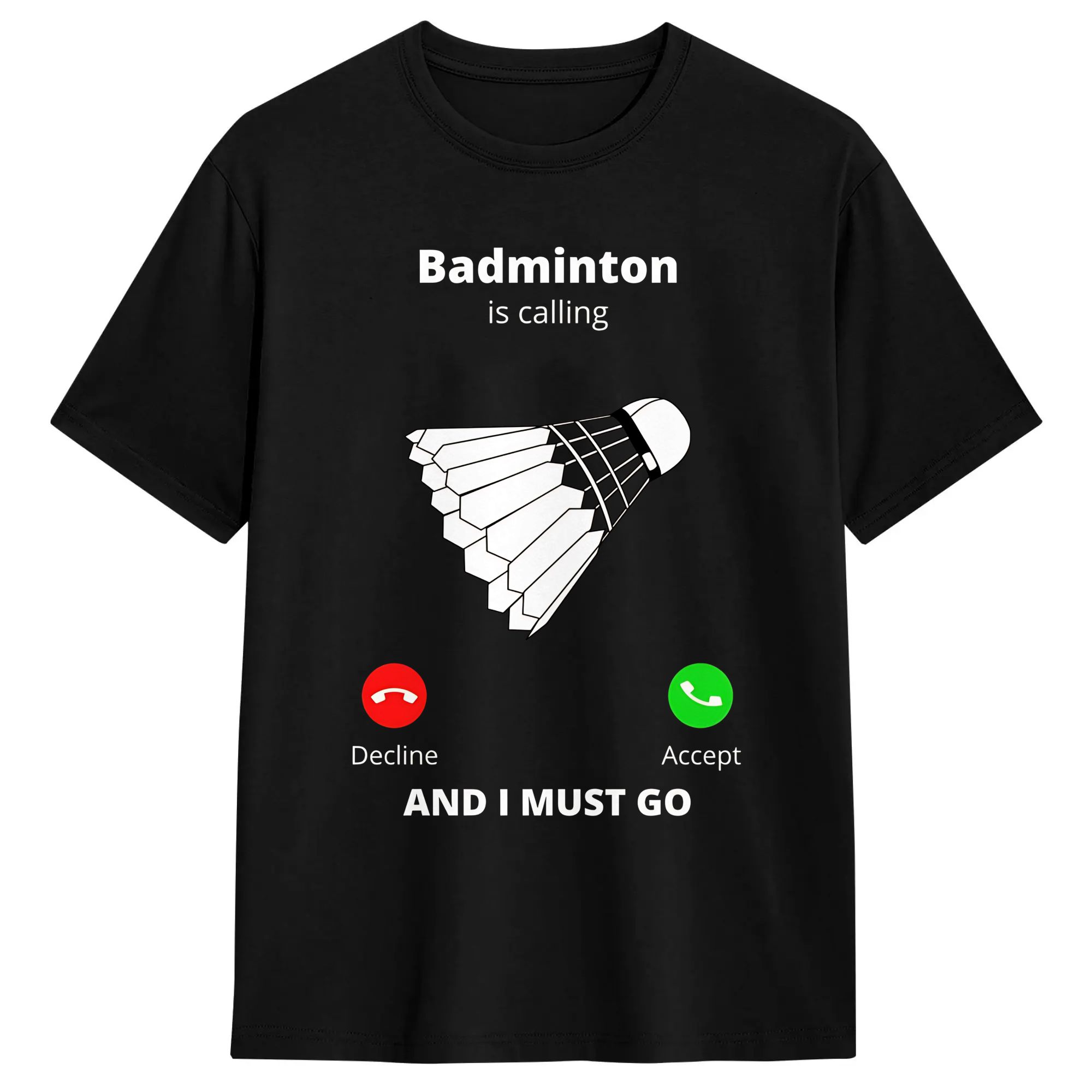 Casual Badminton is Calling T- - Badminton Is Calling 评论和价格