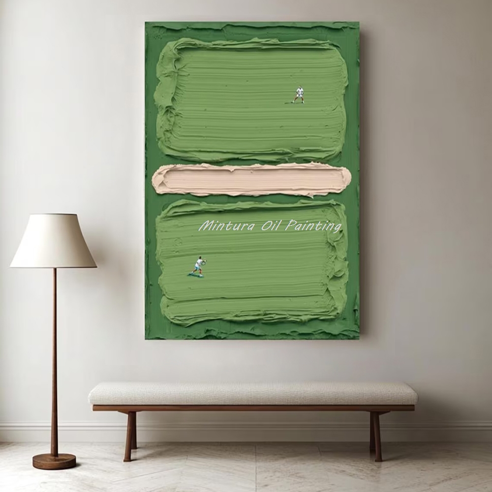 Mintura,Handpaintd Abstract Te - Badminton Quotes 评论和价格